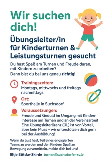 Übungsleiter gesucht!