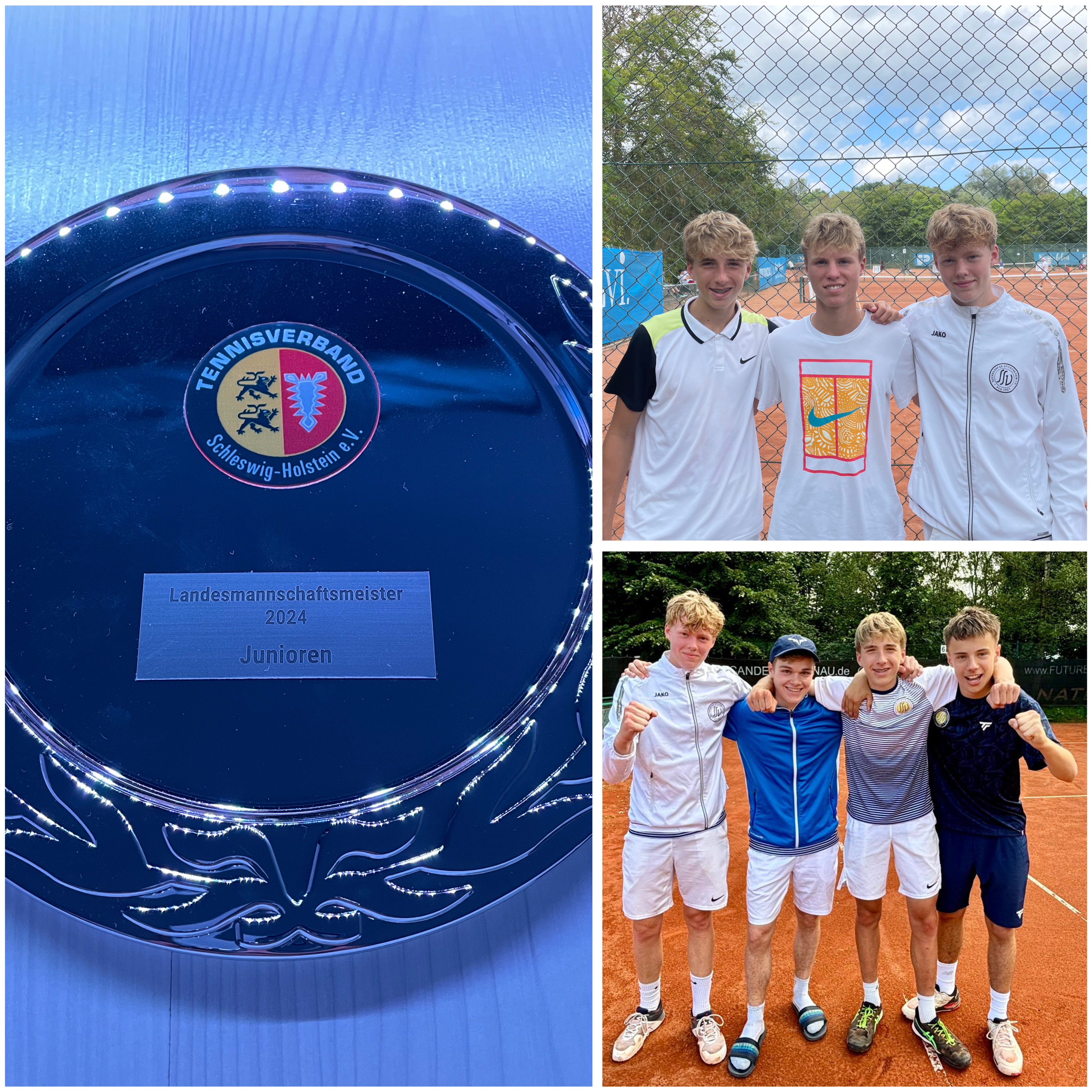 Tennis-Junioren wurden Landesmeister 2024 in der Schleswig-Holstein Liga 